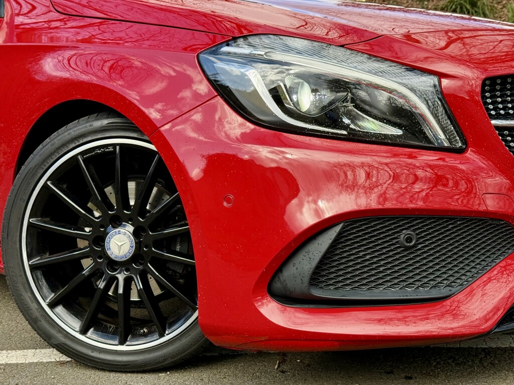 Mercedes-Benz A Class Hatchback Amg-line Premonly26k-fmbsh-cam-panroof Red #2