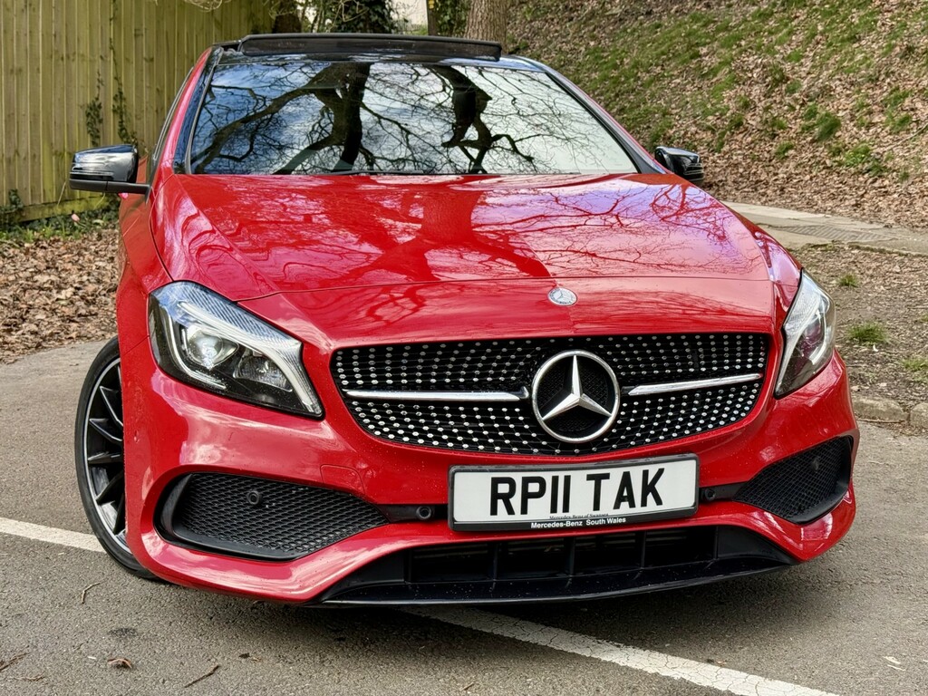 Mercedes-Benz A Class Hatchback Amg-line Premonly26k-fmbsh-cam-panroof Red #3