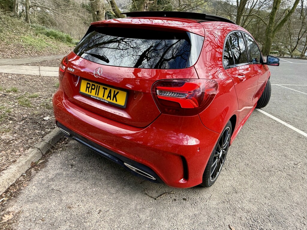 Mercedes-Benz A Class Hatchback Amg-line Premonly26k-fmbsh-cam-panroof Red #6