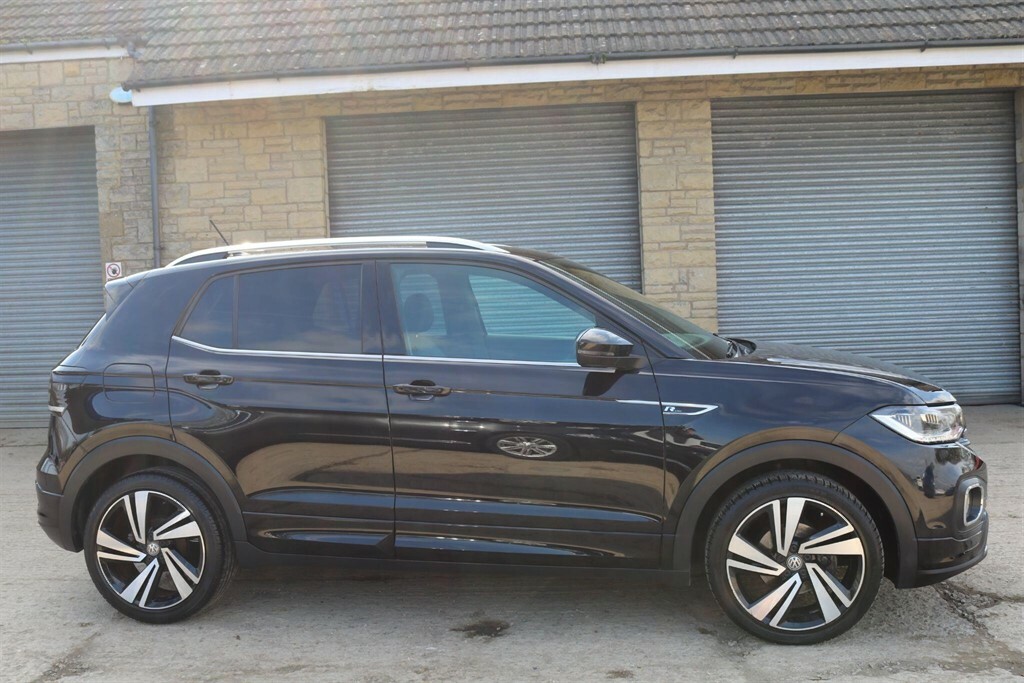 Volkswagen T-Cross 1.0 Tsi R-line Euro 6 Ss BN69HJU Black #4
