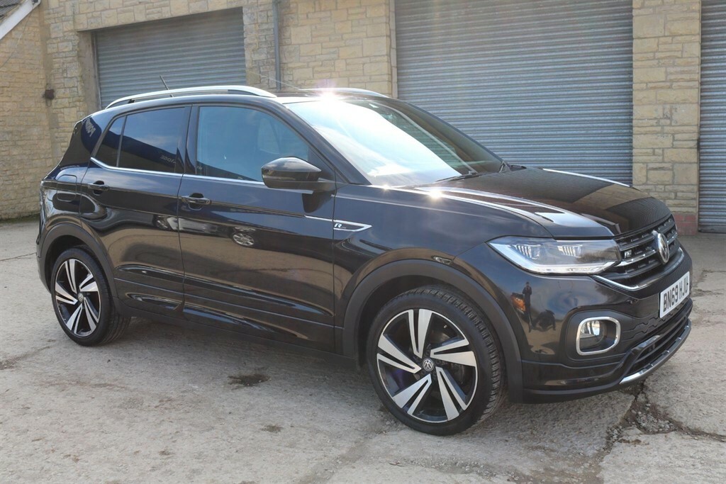 Volkswagen T-Cross 1.0 Tsi R-line Euro 6 Ss BN69HJU Black #2