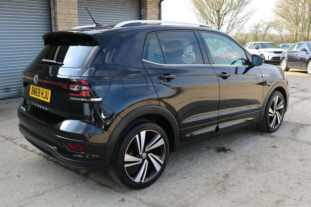 Volkswagen T-Cross 1.0 Tsi R-line Euro 6 Ss BN69HJU Black #6
