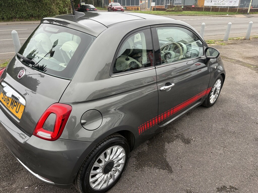 Fiat 500 Hatchback 1.2 500 My17 1.2 69Hp Lounge 2016 SG16MPU Grey #3