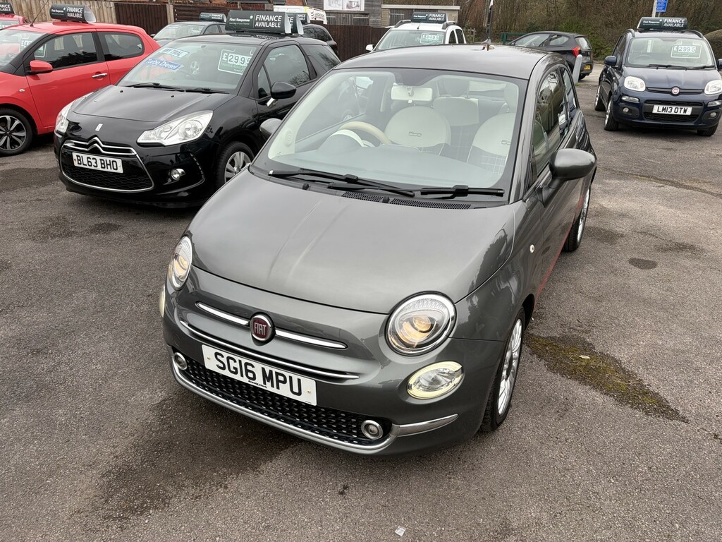 Fiat 500 Hatchback 1.2 500 My17 1.2 69Hp Lounge 2016 SG16MPU Grey #4