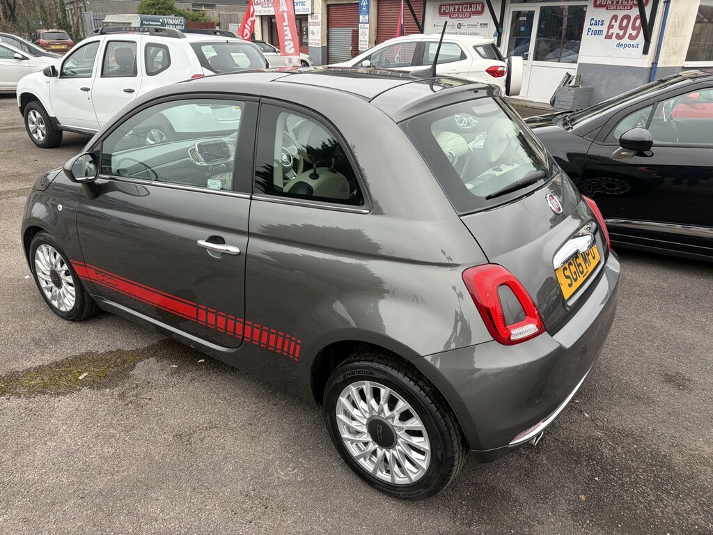 Fiat 500 Hatchback 1.2 500 My17 1.2 69Hp Lounge 2016 SG16MPU Grey #6