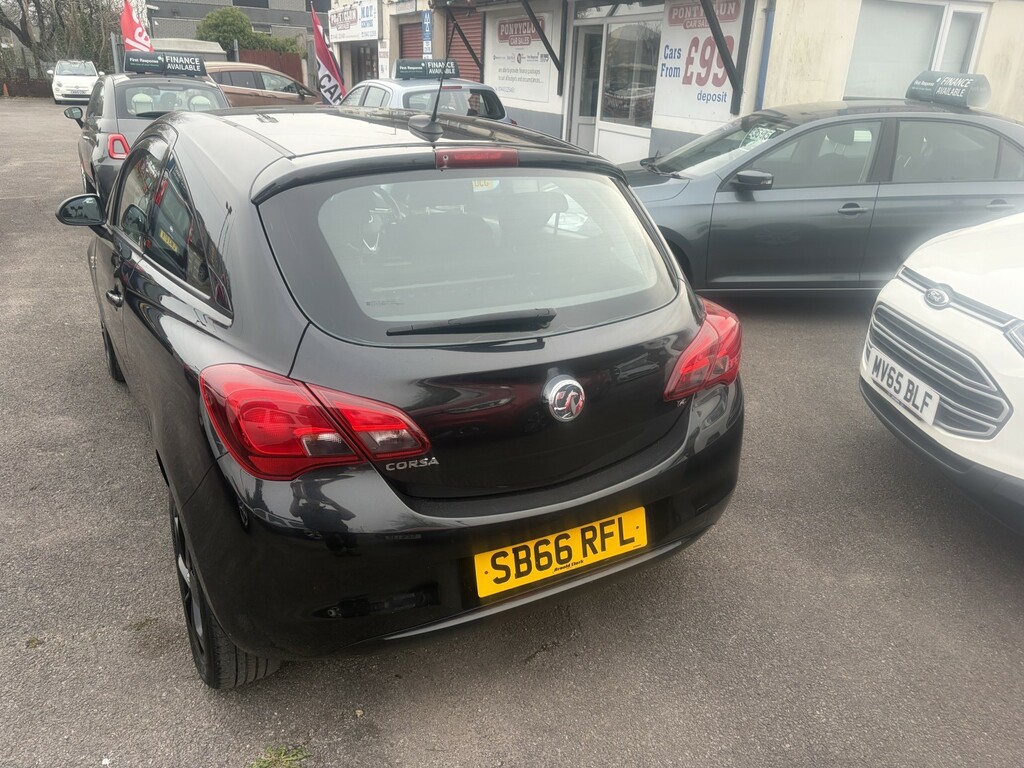 Vauxhall Corsa Hatchback 1.4 I Ecoflex Energy 2016 SB66RFL Black #4