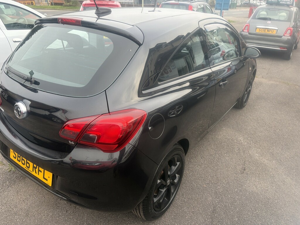 Vauxhall Corsa Hatchback 1.4 I Ecoflex Energy 2016 SB66RFL Black #3