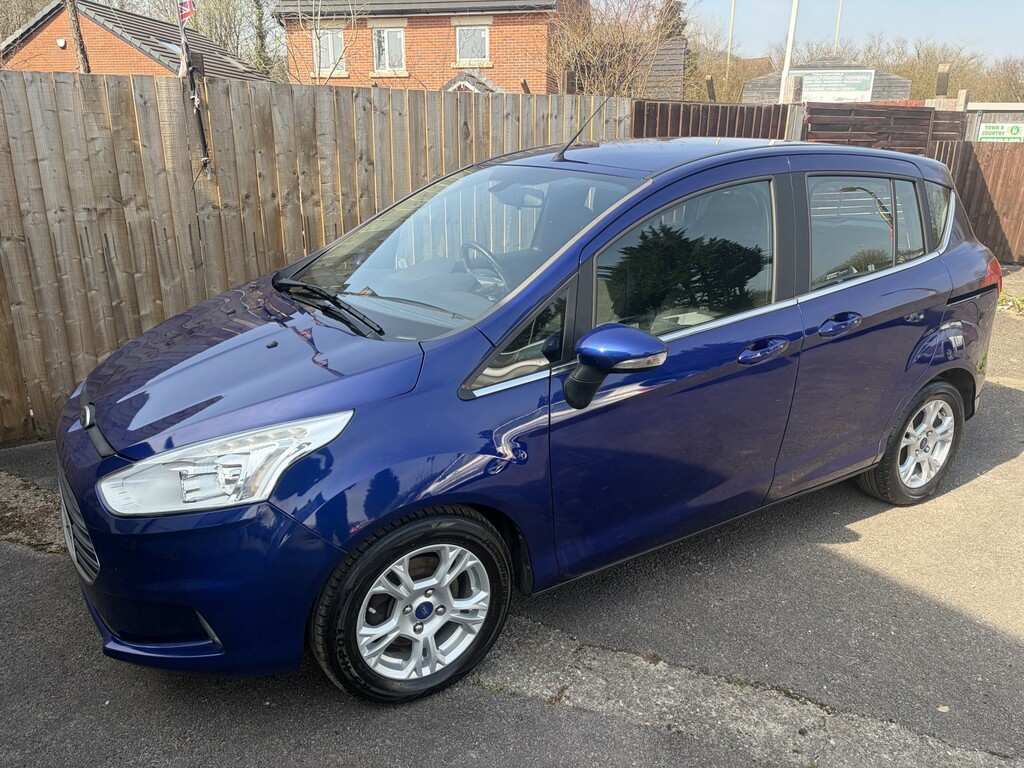 Ford B-Max Mpv 1.0 T Ecoboost Zetec 2014 MT64UME Blue #5