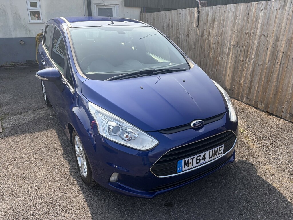 Ford B-Max Mpv 1.0 T Ecoboost Zetec 2014 MT64UME Blue #4