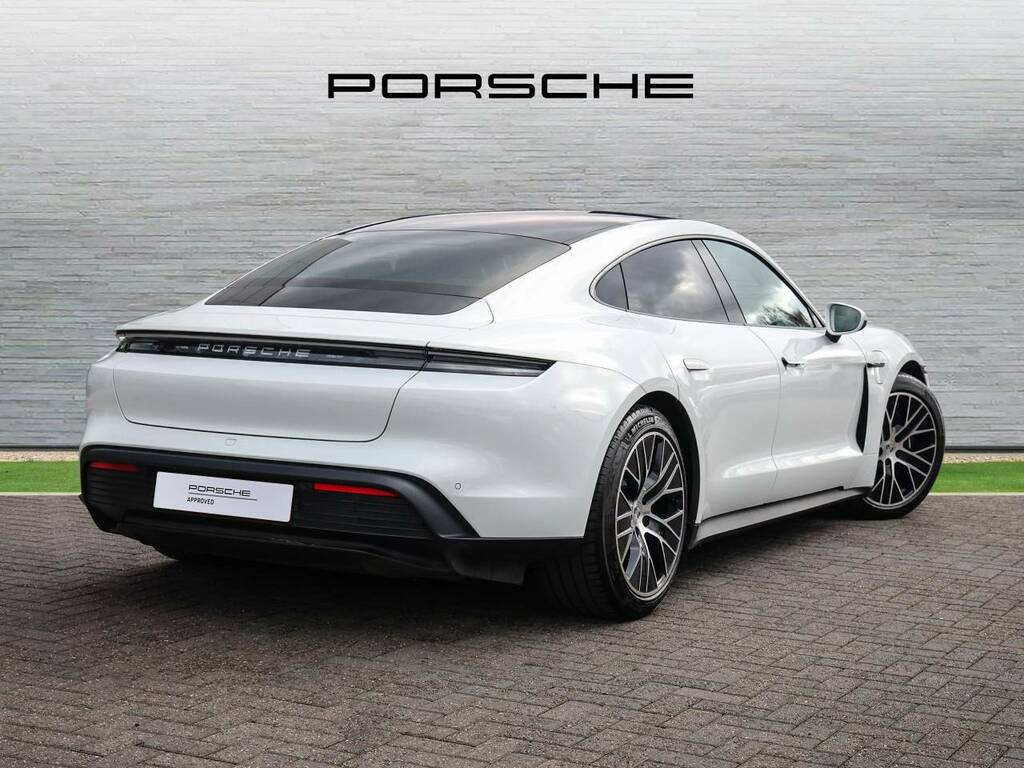 Porsche Taycan Saloon White #2