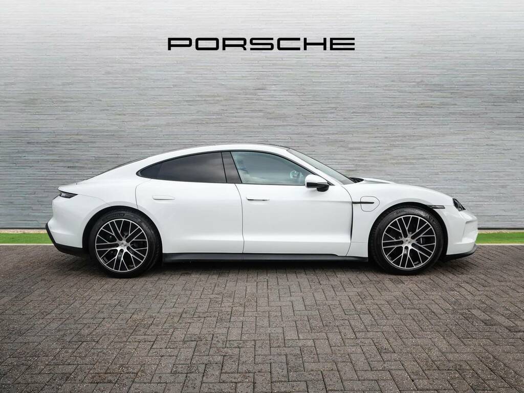 Porsche Taycan Saloon White #3