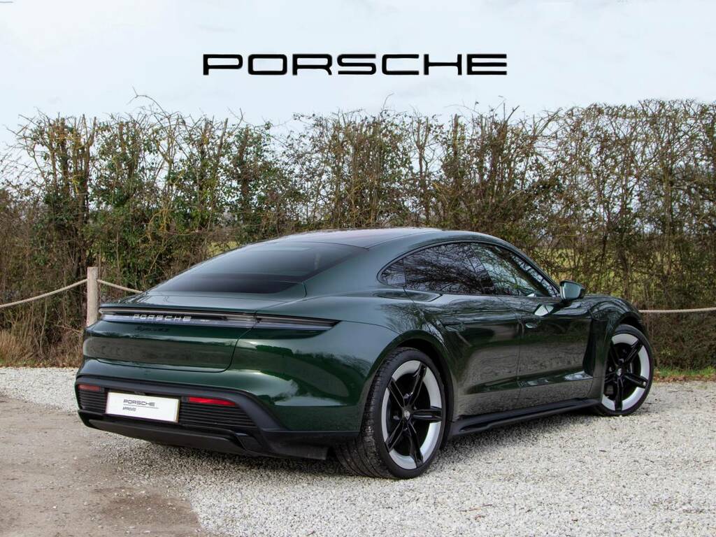 Porsche Taycan 4S Green #6