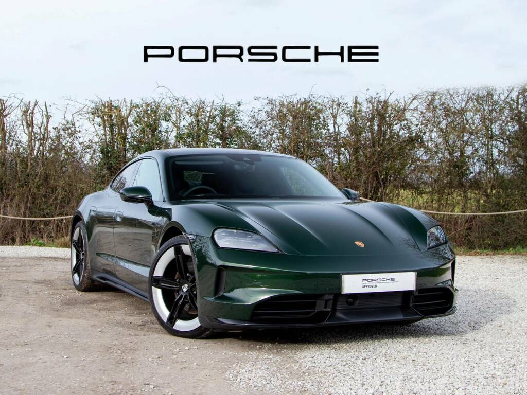 Porsche Taycan 4S Green #4