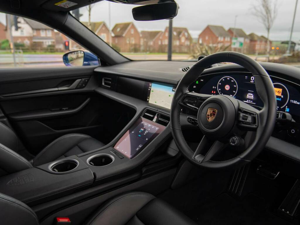 Porsche Taycan 4S Blue #4