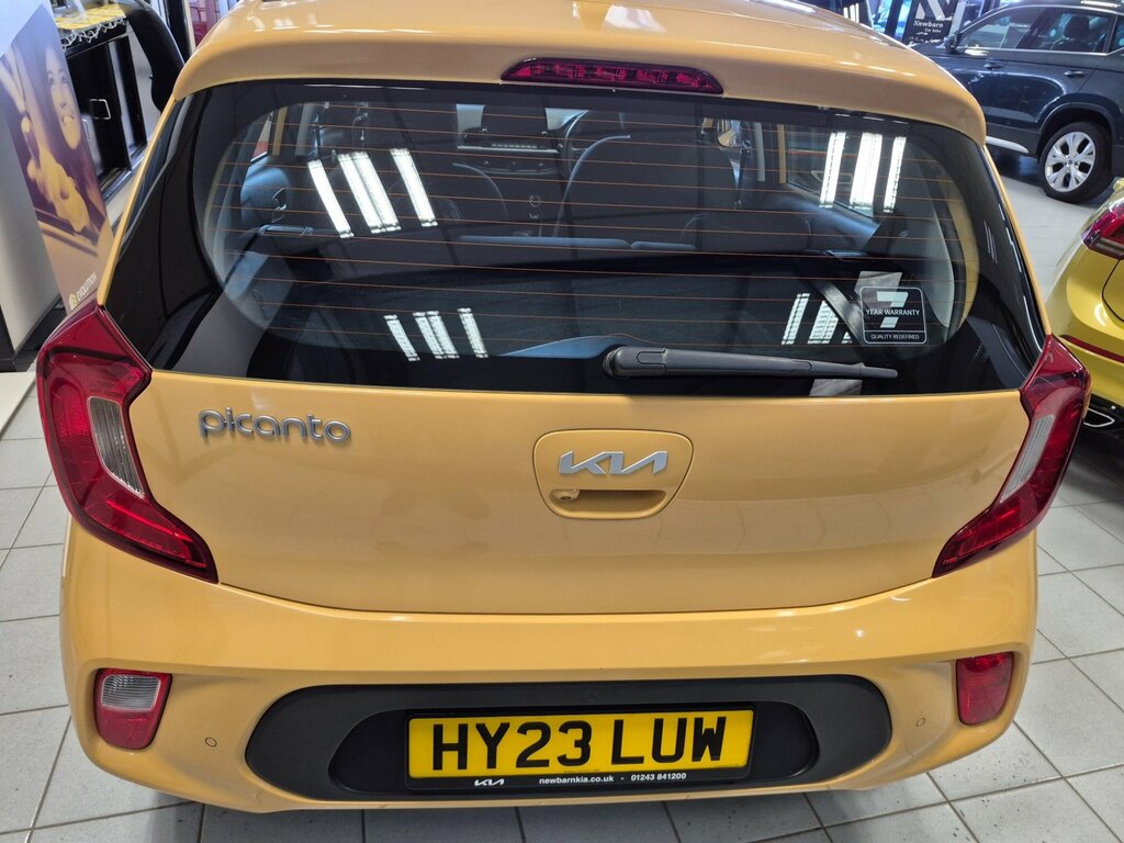 Kia Picanto 1.0 Dpi 3 Hatchback Amt Euro 6 Ss 6 HY23LUW Yellow #5