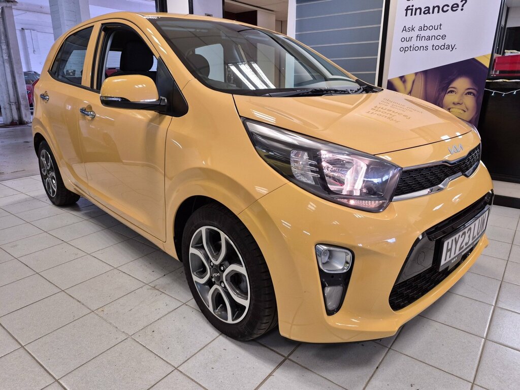 Kia Picanto 1.0 Dpi 3 Hatchback Amt Euro 6 Ss 6 Yellow