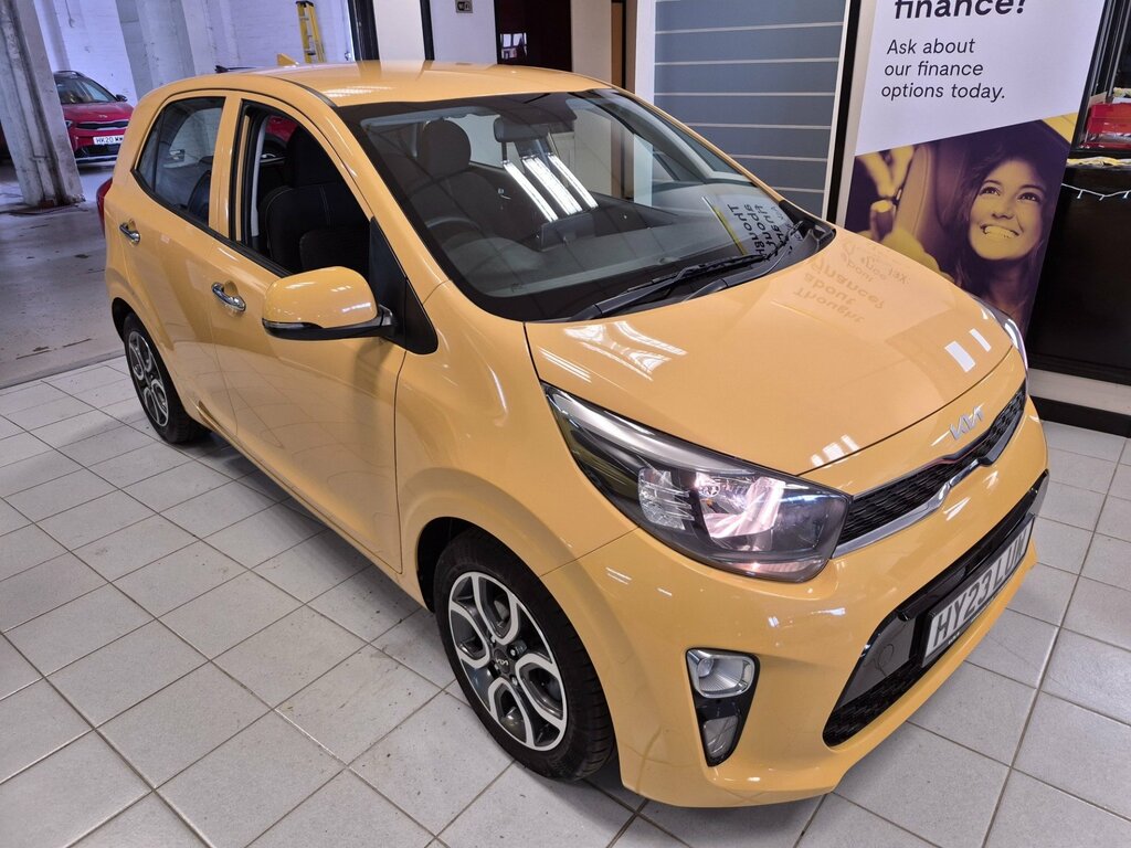 Kia Picanto 1.0 Dpi 3 Hatchback Amt Euro 6 Ss 6 HY23LUW Yellow #4