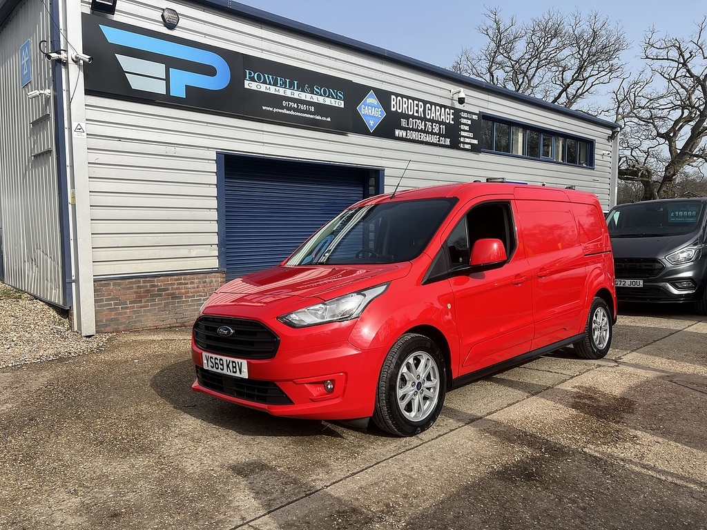 Ford Transit Connect 240 Ecoblue Limited YS69KBV Red #2