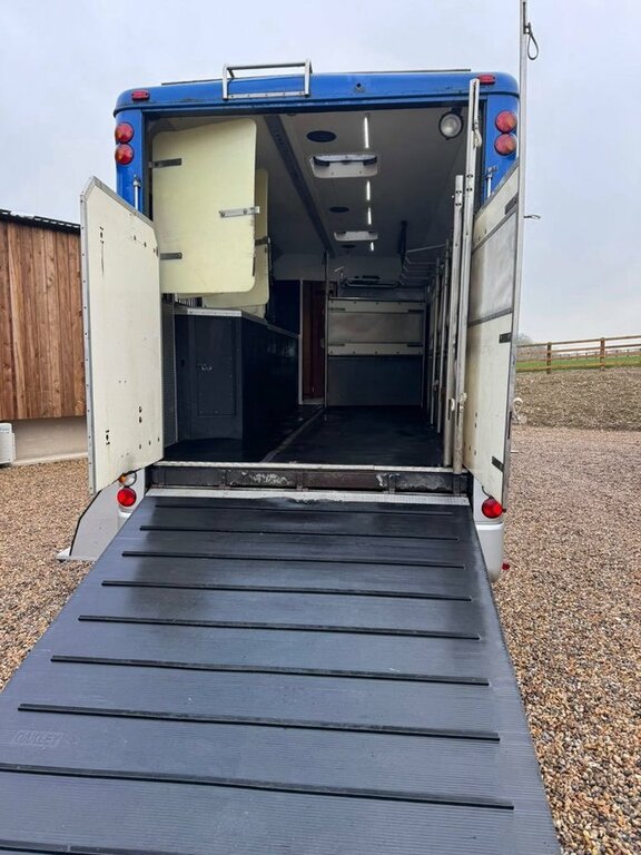 Renault Horsebox 7 Horse Slideout FX51KEJ Blue #4