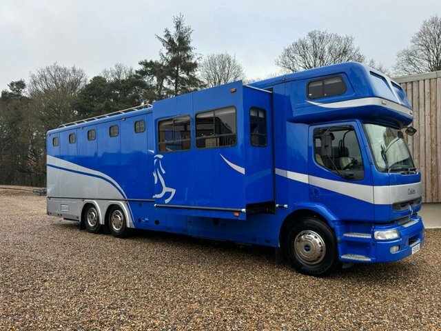 Renault Horsebox 7 Horse Slideout FX51KEJ Blue