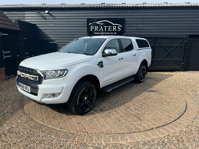 Ford Ranger Tdci Limited 1 Pickup MH68VRJ White #2