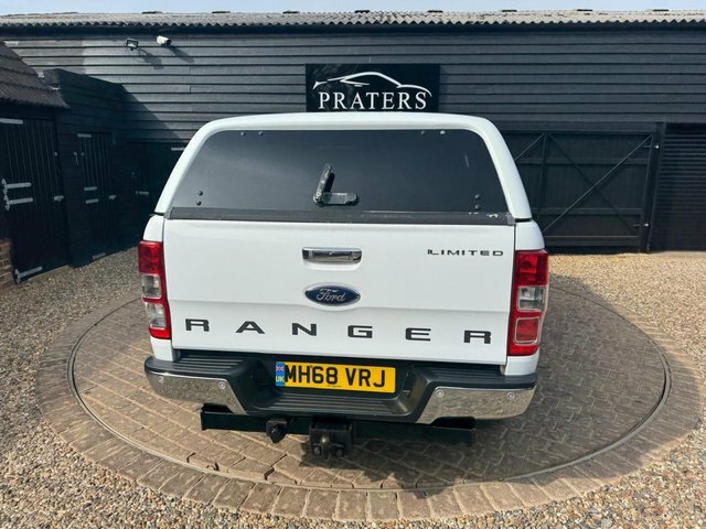 Ford Ranger Tdci Limited 1 Pickup MH68VRJ White #4