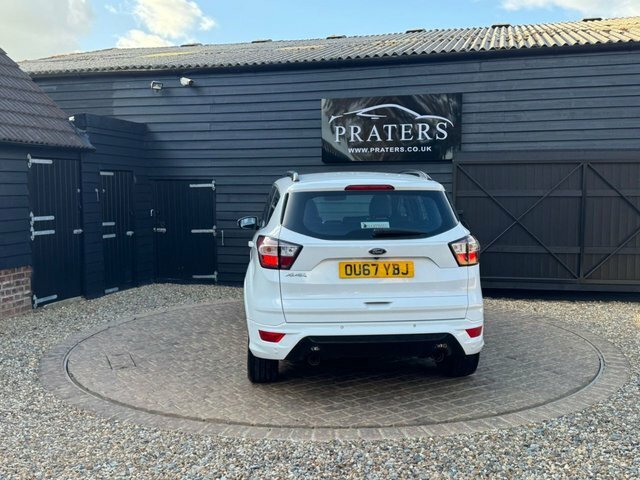 Ford Kuga Tdci St-line Suv OU67YBJ White #3