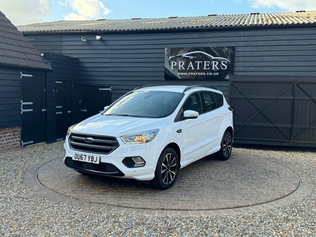Ford Kuga Tdci St-line Suv OU67YBJ White #2