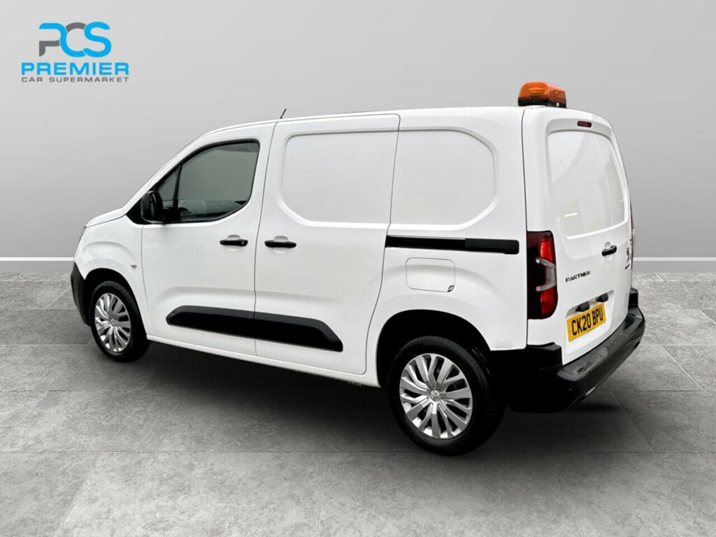 Peugeot Partner Bluehdi 1000 Professional HV22PZW White #2
