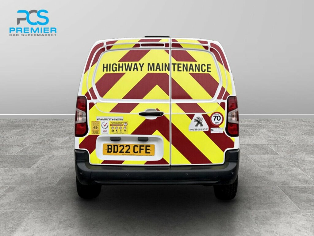 Peugeot Partner Bluehdi 1000 Professional Premium BD22CFE White #3