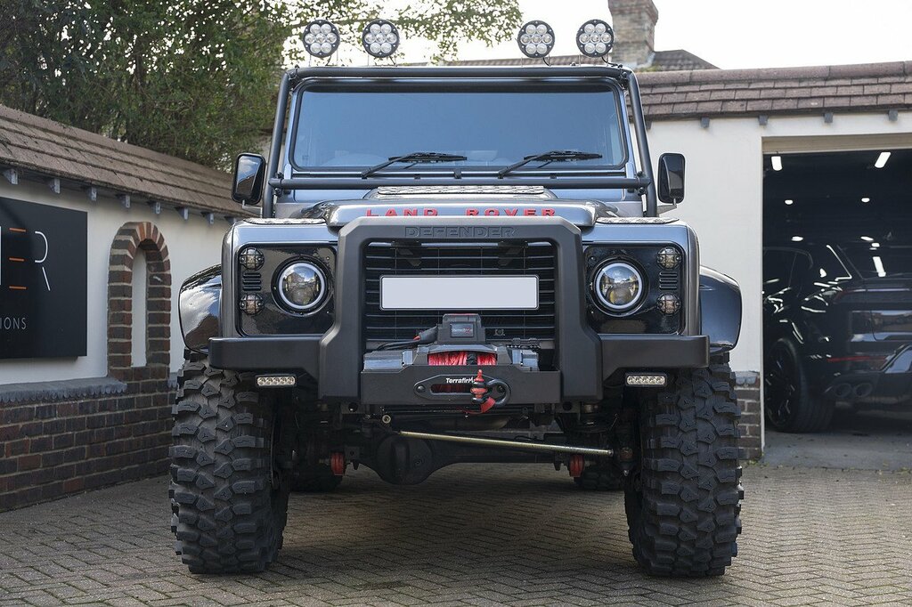 Land Rover Defender 110 Custom Double Cab Pickup EF07HFO Grey #2