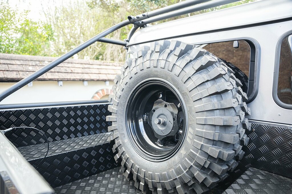 Land Rover Defender 110 Custom Double Cab Pickup EF07HFO Grey #6