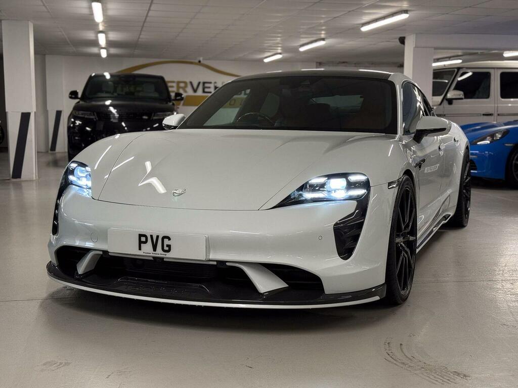 Porsche Taycan Saloon Performance Plus 93.4Kwh Turbo S 4Wd 4 MV10MKV White #6
