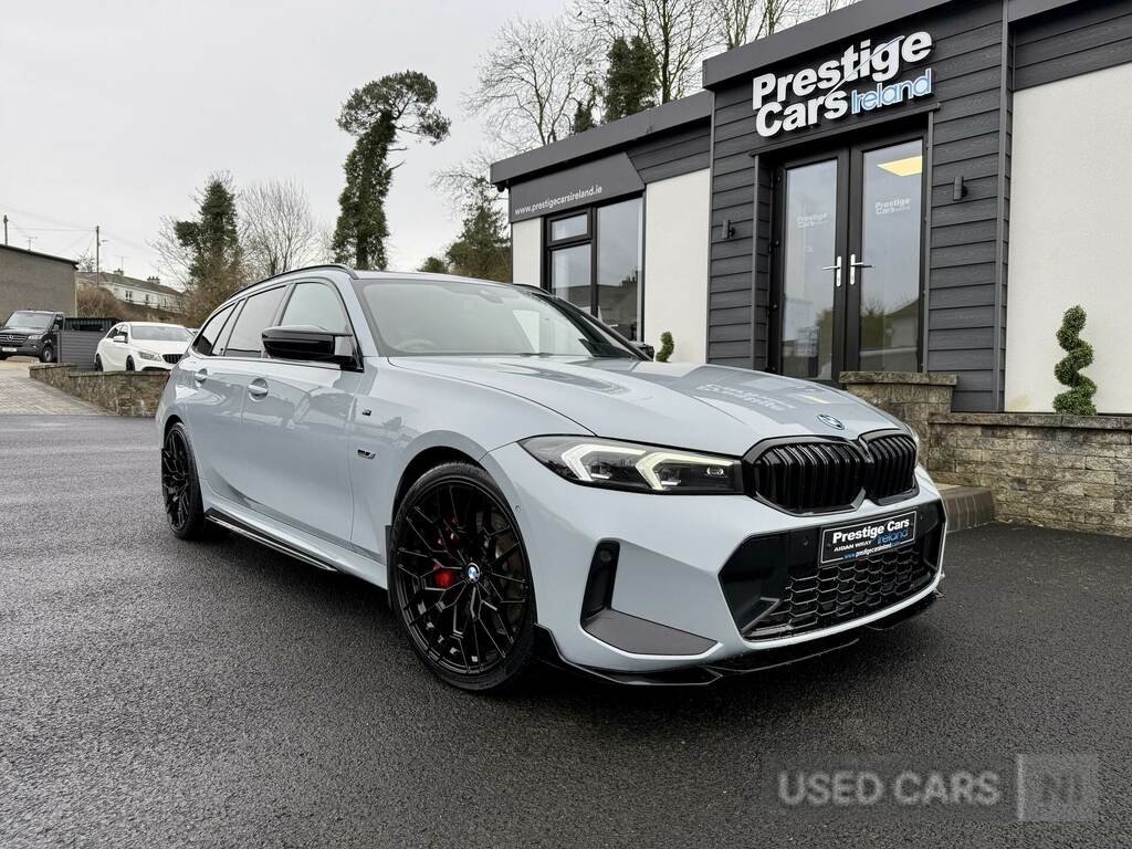 BMW 3 Series 330E M Sport Step PF23OTW Grey #3