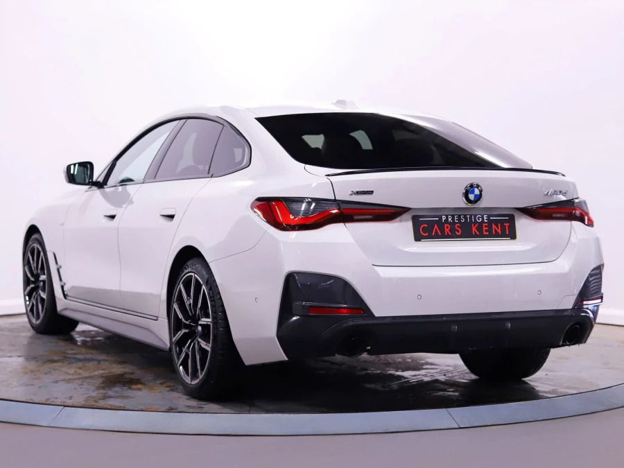 BMW 4 Series Gran Coupe 420D Xdrive M Sport Gran Coupe White #3