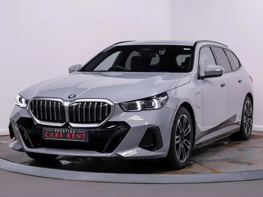 BMW 5 Series 530E M Sport Touring YK74SBD Grey #5