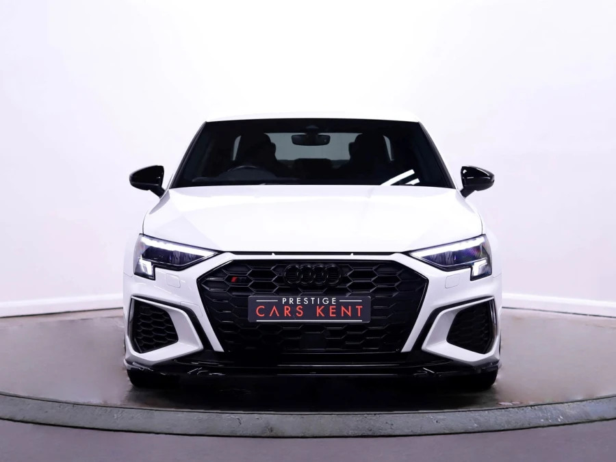 Audi S3 2.0 Tfsi Black Edition Saloon S Tronic VE73AKP White #6