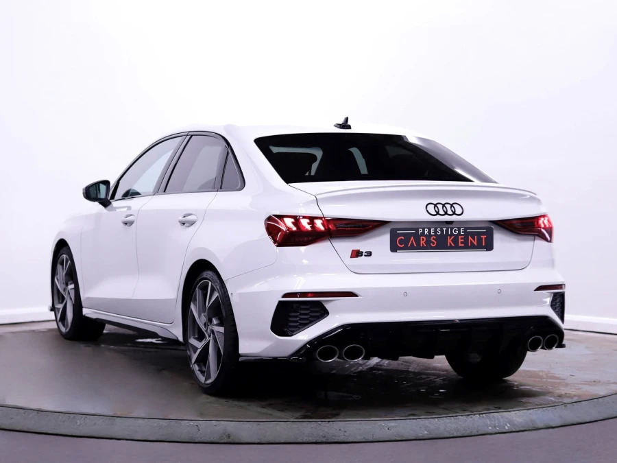 Audi S3 2.0 Tfsi Black Edition Saloon S Tronic VE73AKP White #3