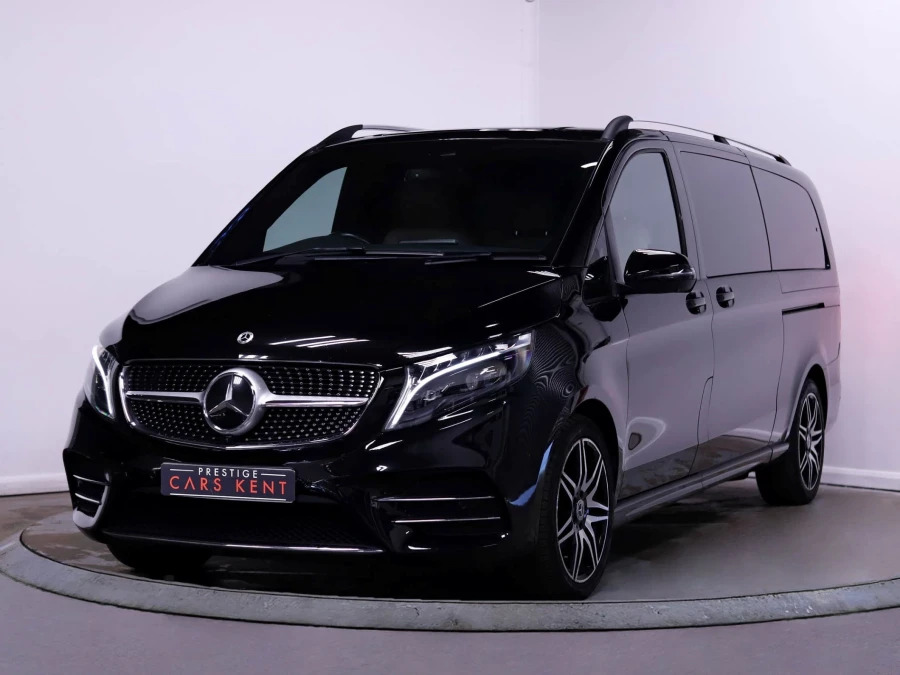 Mercedes-Benz V Class 2.0 V300d Amg Line Mpv G-tronic Euro 6 NT03TEL Black #4