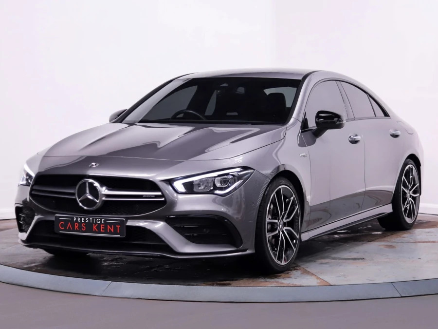 Mercedes-Benz CLA Class 2.0 Cla35h Mhev Amg Premium Coupe Hyb Grey #5
