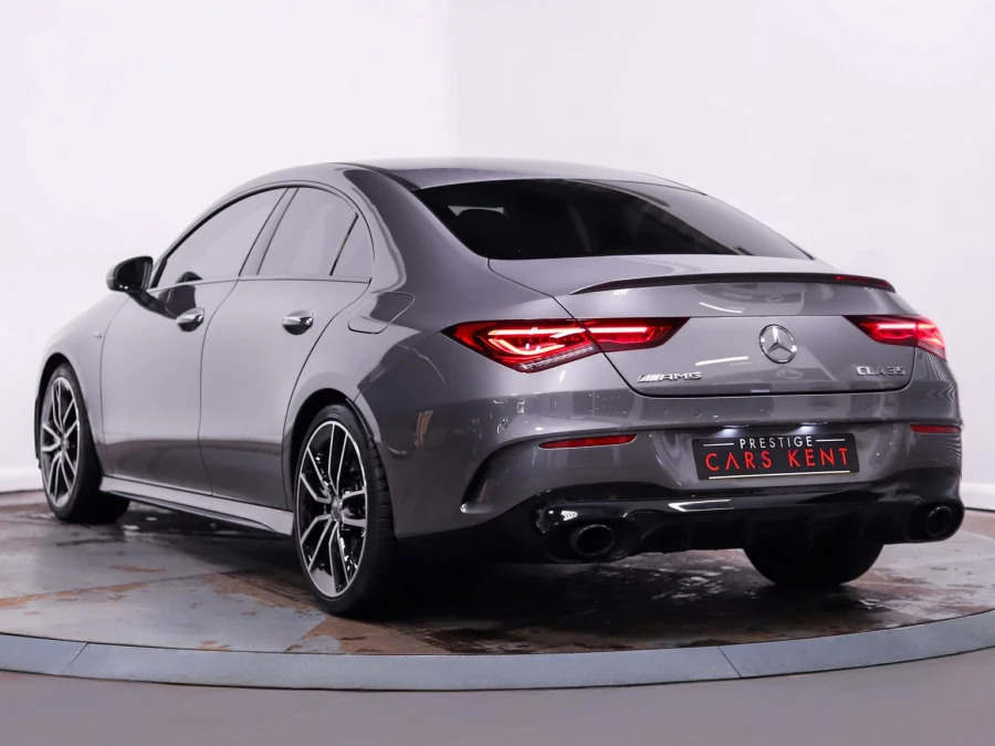 Mercedes-Benz CLA Class 2.0 Cla35h Mhev Amg Premium Coupe Hyb Grey #3