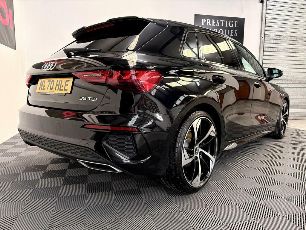 Audi A3 2.0 Tdi 35 S Line Sportback S Tronic Euro 6 S S Black #3