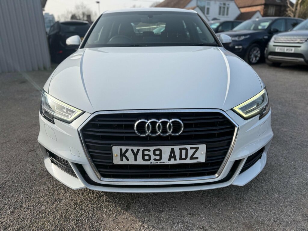 Audi A3 1.6 Tdi 30 S Line Sportback Euro 6 Ss KY69ADZ White #2