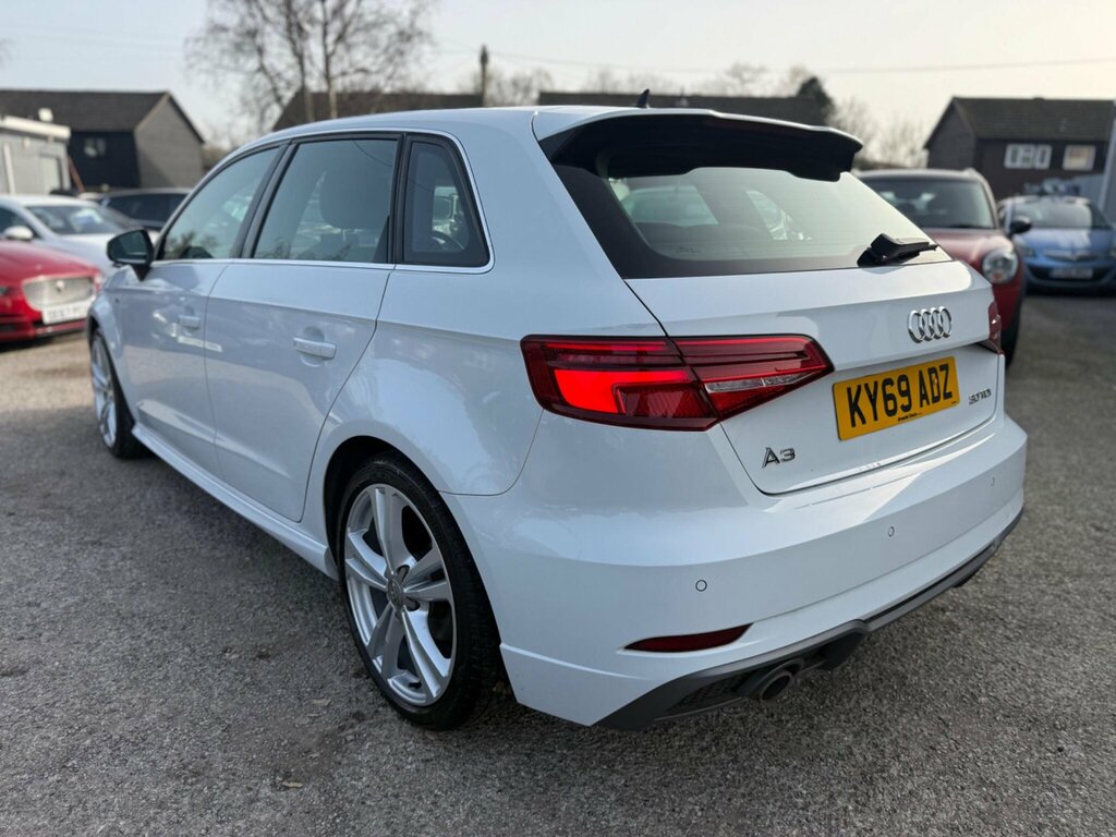 Audi A3 1.6 Tdi 30 S Line Sportback Euro 6 Ss KY69ADZ White #4