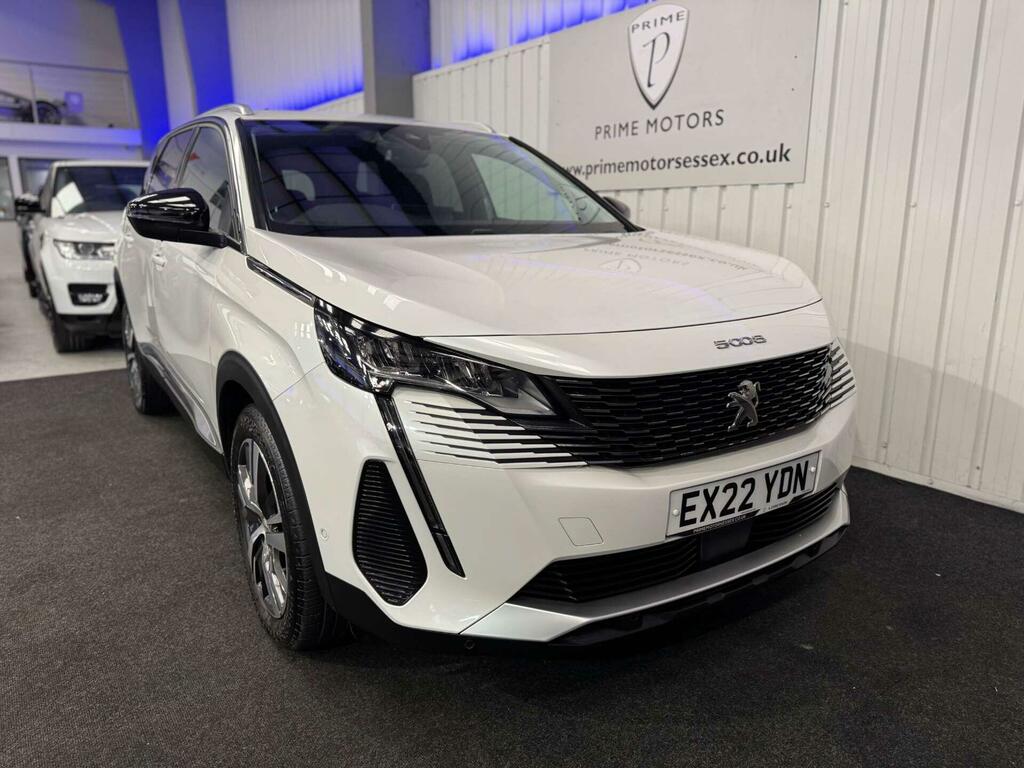 Peugeot 5008 1.2 Puretech Allure Premium Euro 6 Ss EX22YDN White #3