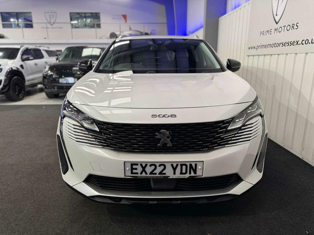Peugeot 5008 1.2 Puretech Allure Premium Euro 6 Ss EX22YDN White #5