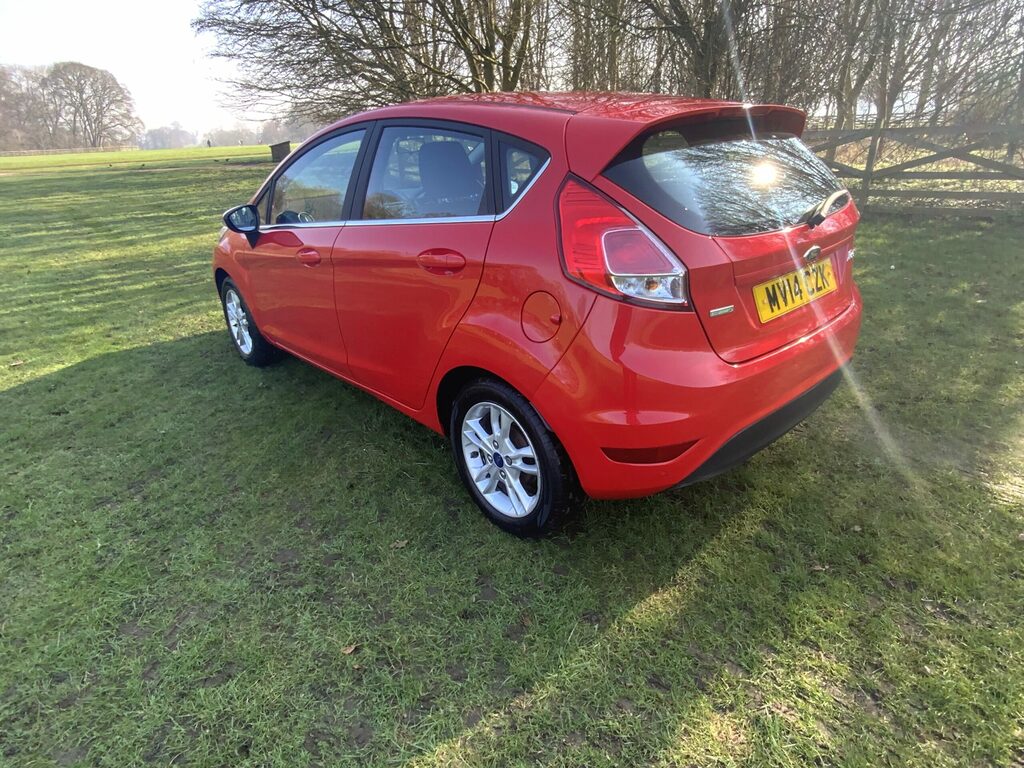 Ford Fiesta 1.0 Zetec Hatchback MV14CZK Red #6