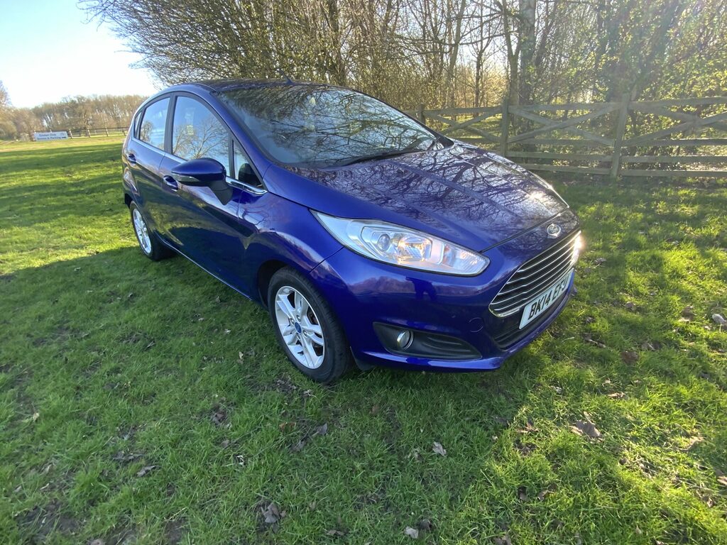 Ford Fiesta Zetec 1-0 Hatchback Blue