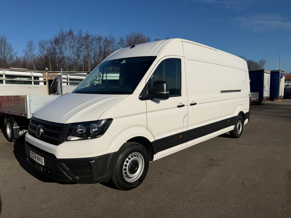 Volkswagen Crafter Panel Van 2.0 Tdi Cr35 Commerce Plus Fwd Lwb High YC74NVU White #3