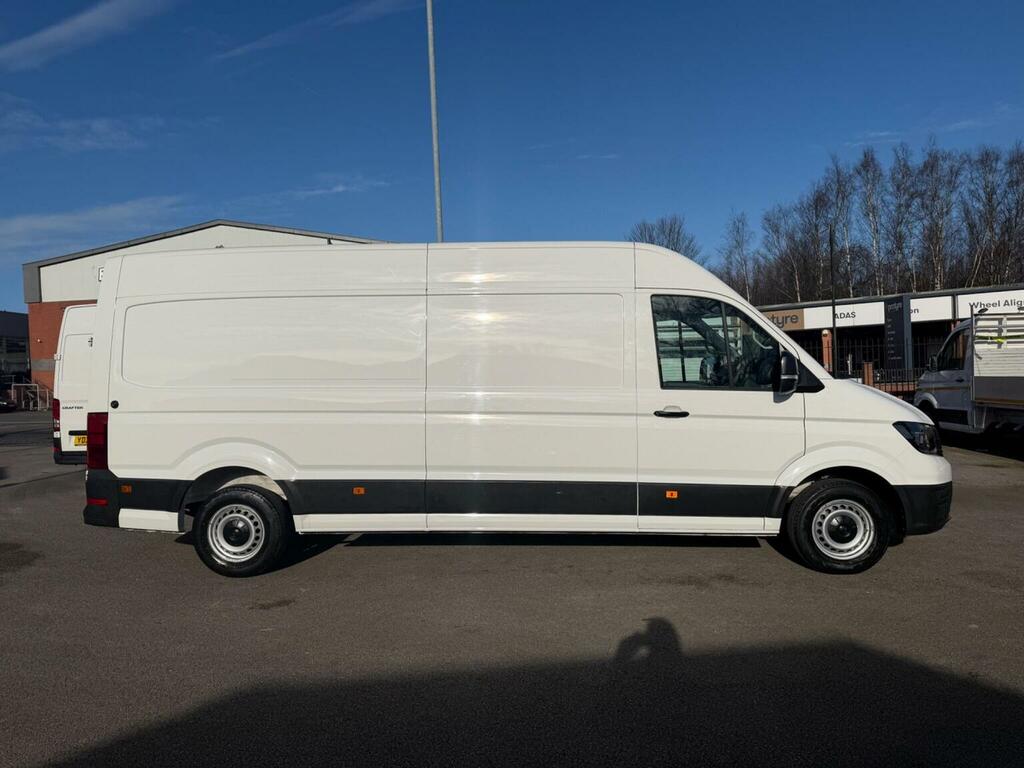 Volkswagen Crafter Panel Van 2.0 Tdi Cr35 Commerce Plus Fwd Lwb High YC74NVU White #4